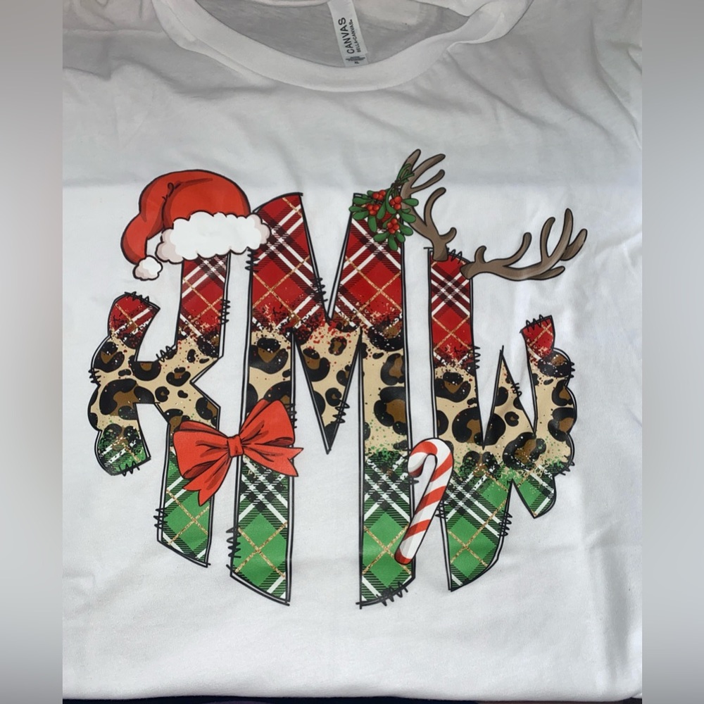 Monogrammed tshirt